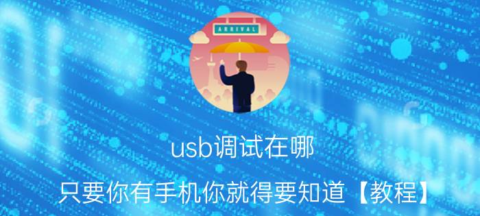 usb调试在哪 只要你有手机你就得要知道【教程】